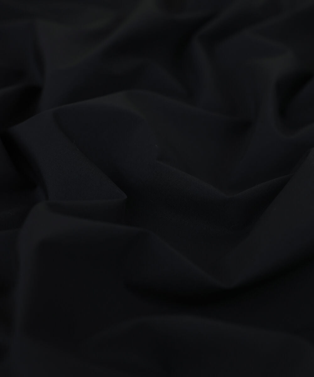 Men's JET-BLACK Wash & wear Fabric