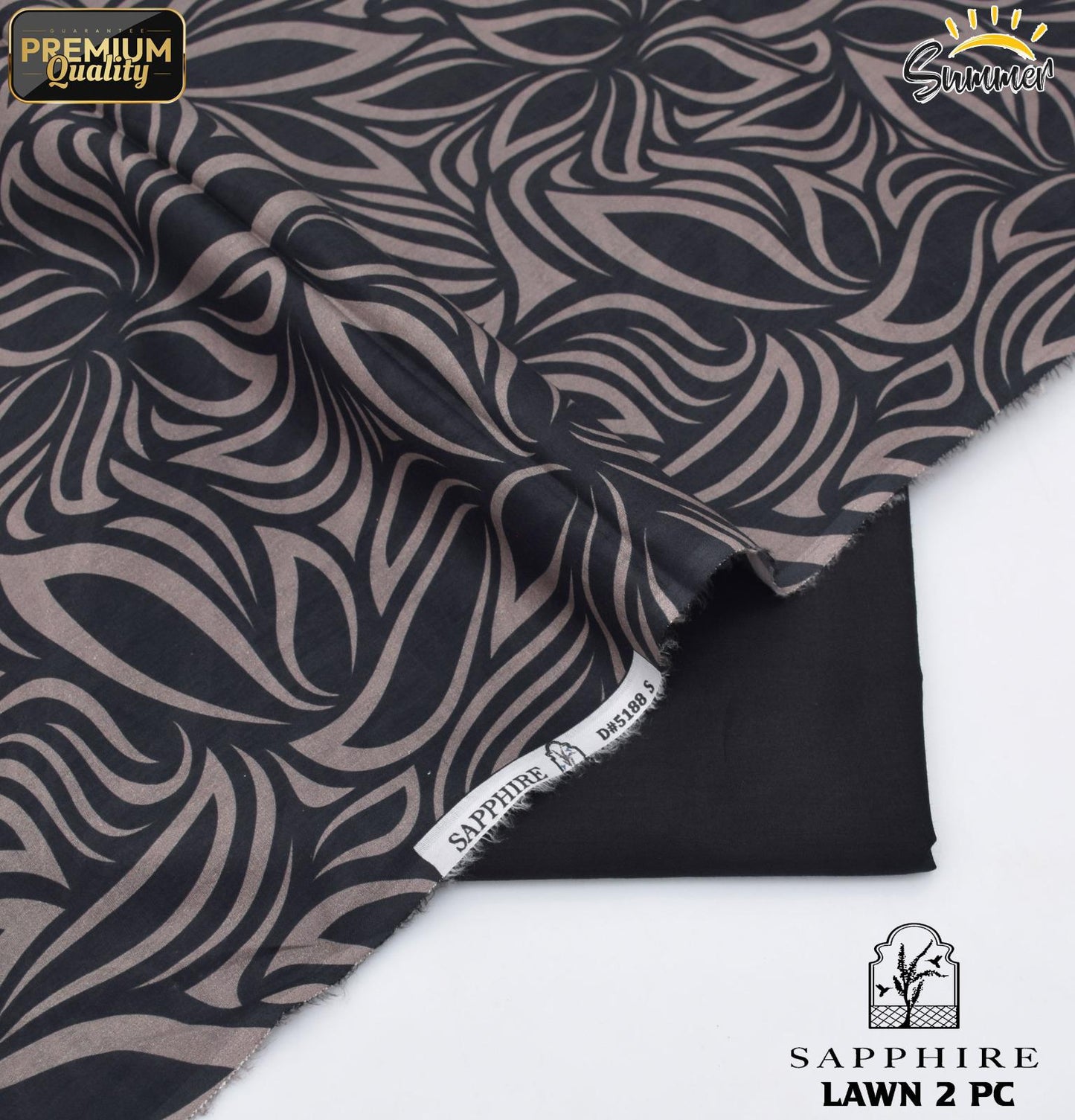 SAPPHIRE 2-PIECE DIGITAL PRINT