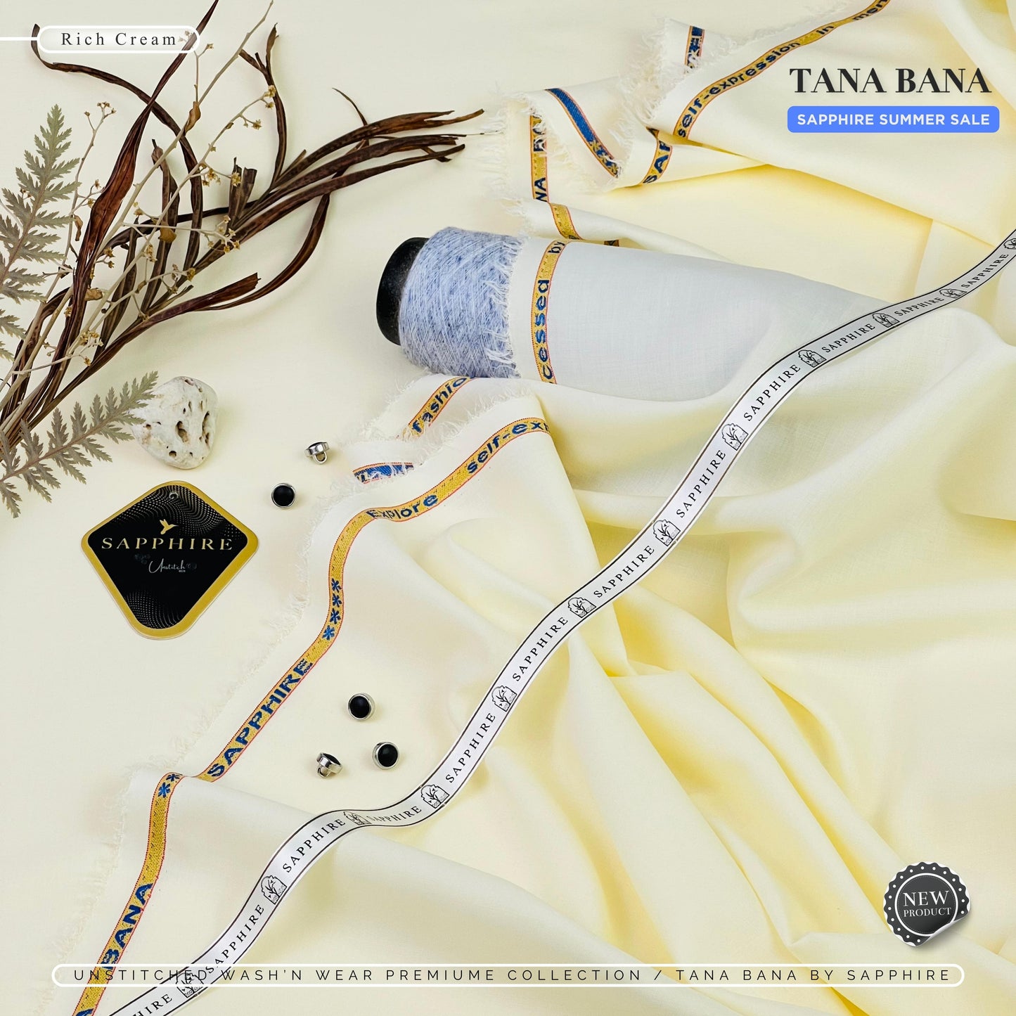 Sapphire Eastern Apparels Presents (TANA BANA)