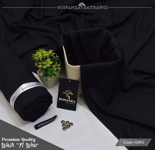 BONANZA SATRANGI MEN'S JET-BLACK